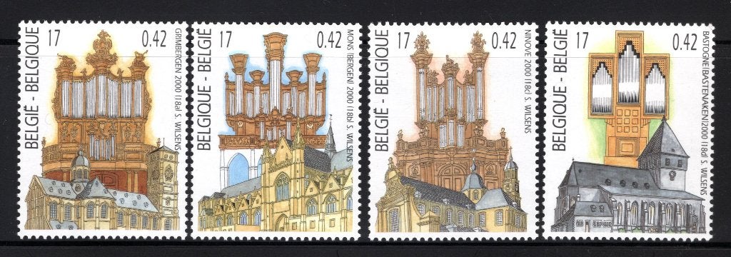 2926/2929 MNH 2000 - Kerken en kerkorgels., Verzenden, Postfris, Postfris