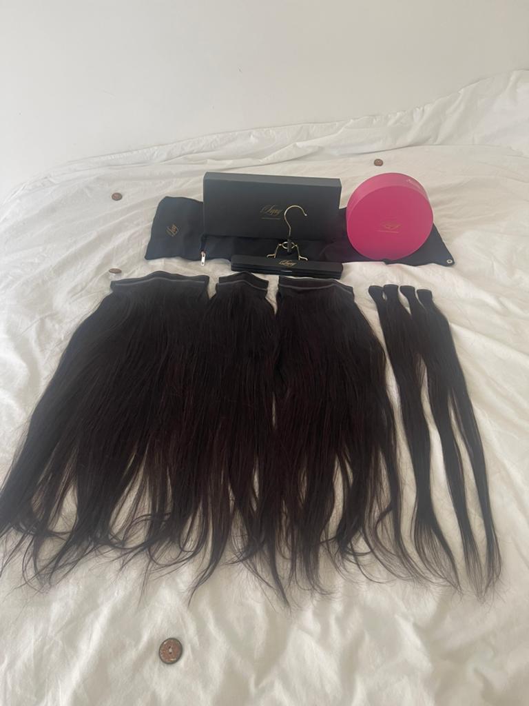 Luxy hairextensions clip ins nieuw, Handtassen en Accessoires, Uiterlijk | Haarverzorging, Ophalen, Zo goed als nieuw