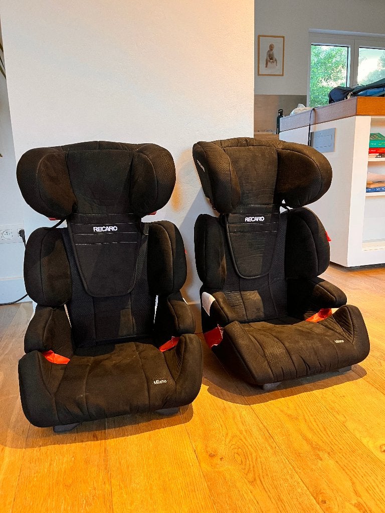 Fauteuil de voiture Recaro Milano pour bébé (2 pièces), Enfants & Bébés, Enlèvement, Utilisé, Coulissant
