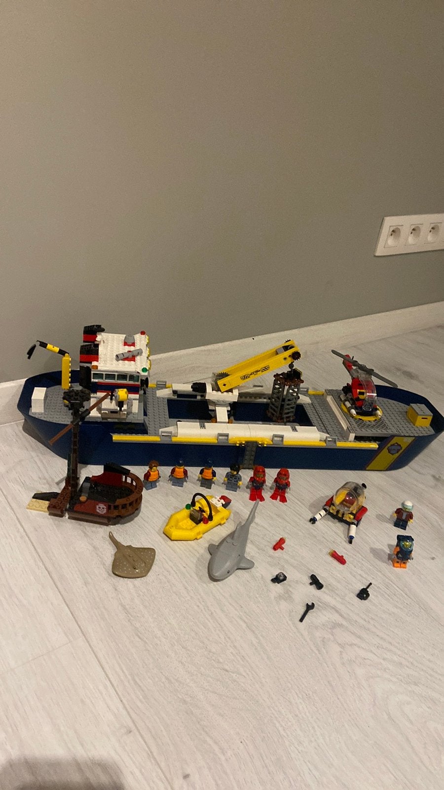 Lego oceaan onderzoeksschip 60266, Kinderen en Baby's, Ophalen of Verzenden, Zo goed als nieuw, Compleet, Lego