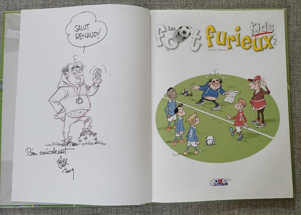 BD Les Foot furieux Kids 2 Gürsel Dédicace EO Neuf, Livres, BD, Neuf, Une BD, Enlèvement ou Envoi