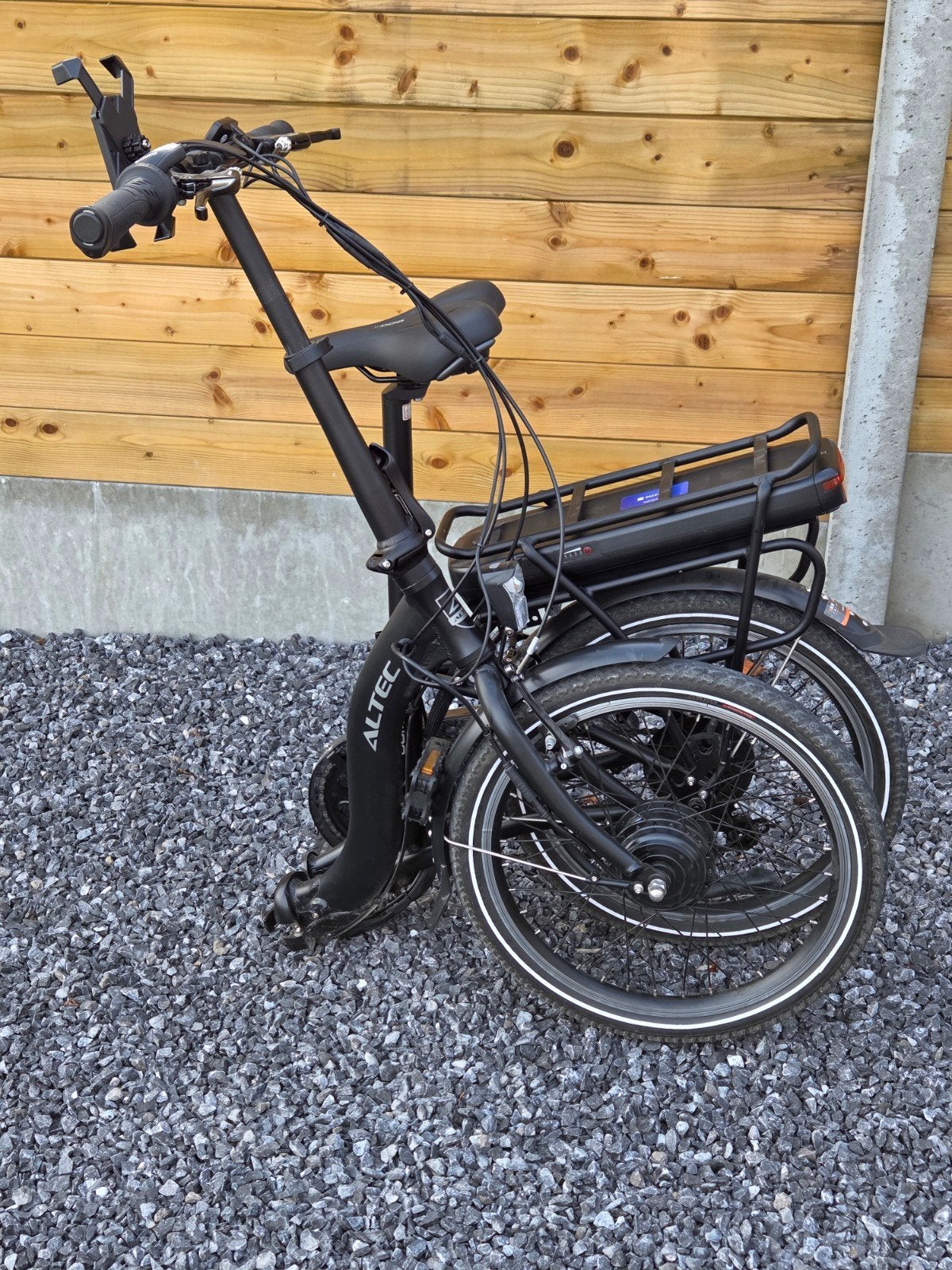 Vélo électrique pliable - Electrische vouwfiets  ALTEC, Ophalen, Zo goed als nieuw, 50 km per accu of meer, Overige merken