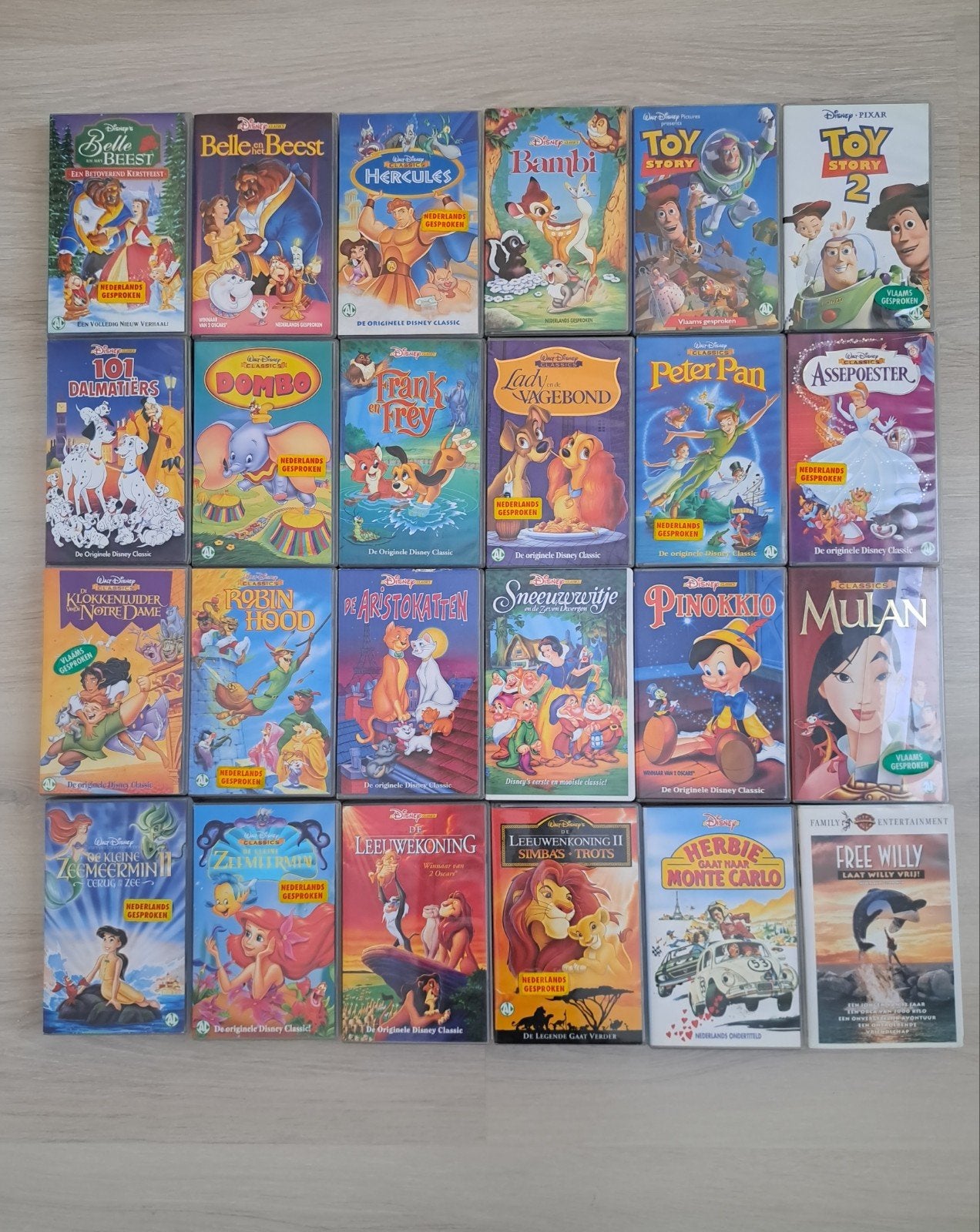 Disney videocassettes, Ophalen of Verzenden