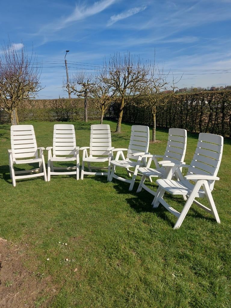 6 hartman stoelen te koop, Ophalen