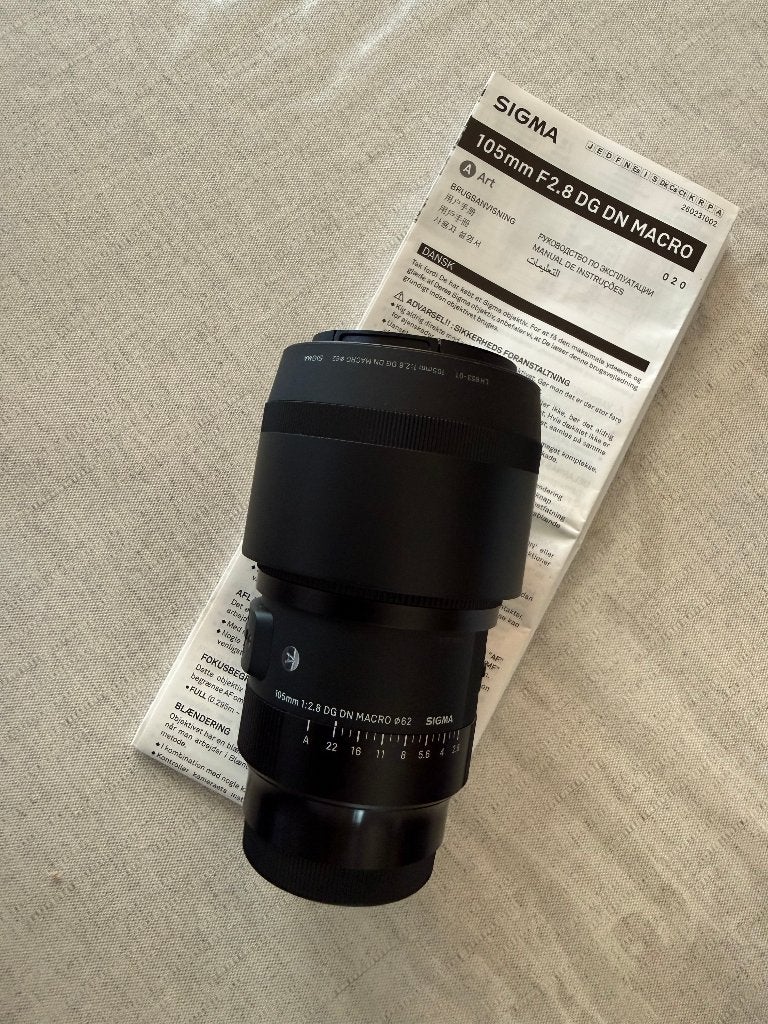 Objectif macro Sigme 105, TV, Hi-fi & Vidéo, Sigma, Monture Sony E, Comme neuf, Objectif macro