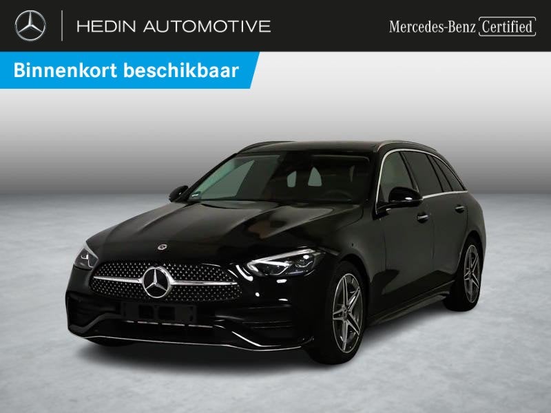 Mercedes-Benz C-Klasse 180 Break AMG line | Panoramisch Dak, Auto's, Automaat, 4 cilinders, Zwart, Electronic Stability Program (ESP)