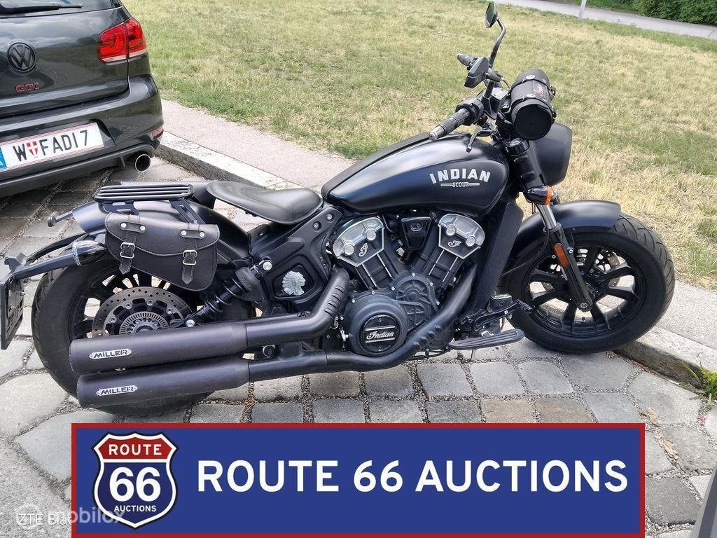 Indian Scout Bobber | 2023 | Route 66 Auctions, Motos, Entreprise, Indian, Autre