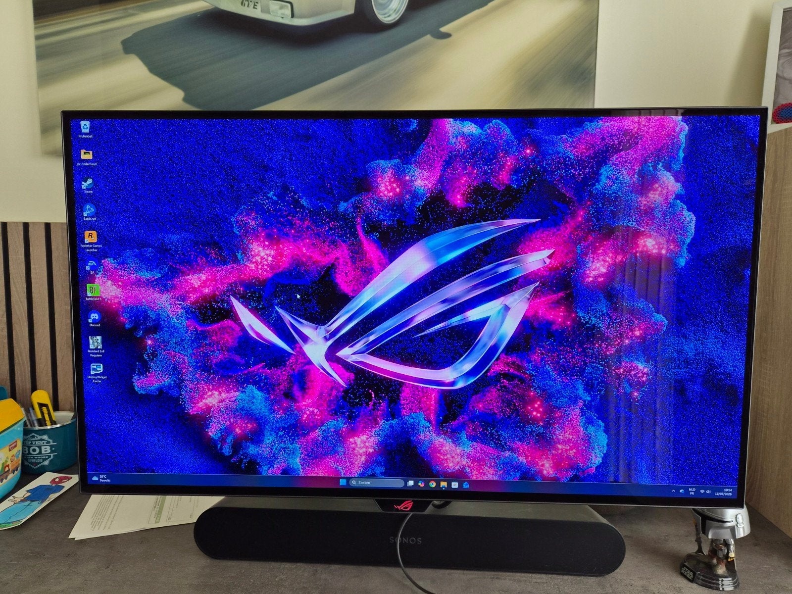 32 inch 4k monitor van asus, Computers en Software, Monitoren, Zo goed als nieuw, 151 t/m 200 Hz, DisplayPort, HDMI, USB-C, Gaming