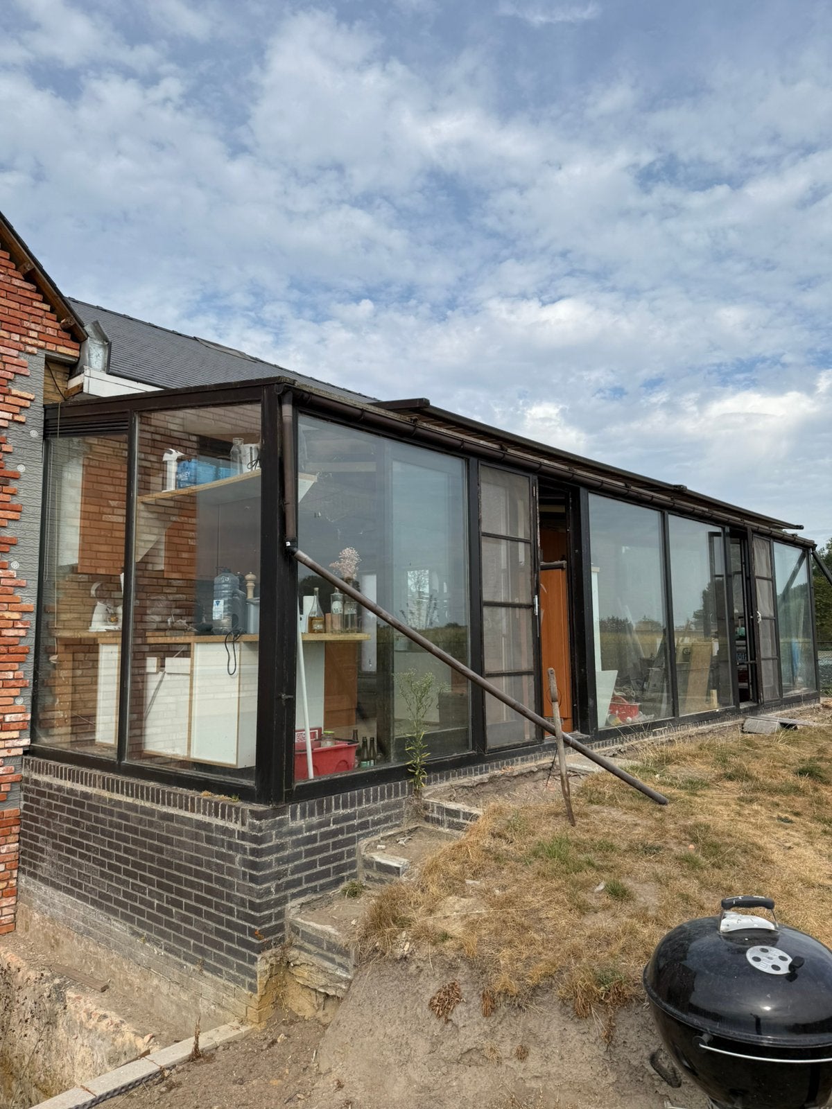 Oude houten veranda, Tuin en Terras, Ophalen, Veranda