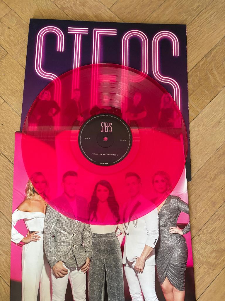 Steps What The Future Holds Vinyle LP Transparent Pink, CD & DVD, 12 pouces, Enlèvement ou Envoi, Édition limitée, Comme neuf