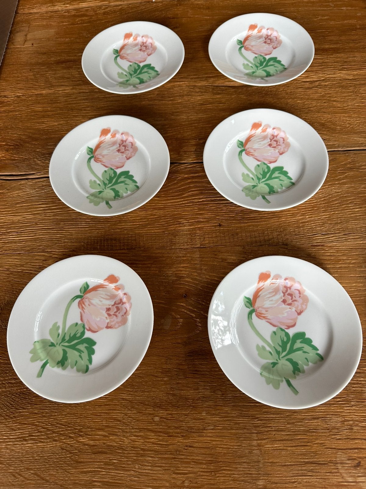 6 dessertbordjes Limoges France, Antiek en Kunst, Antiek | Porselein, Ophalen