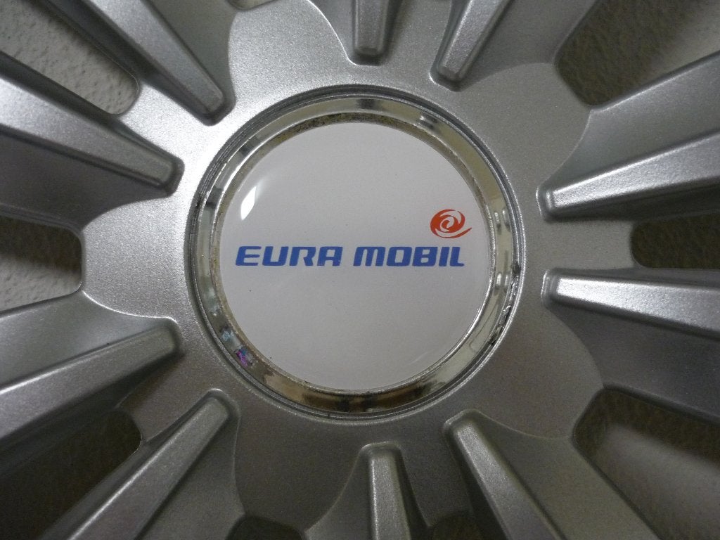 Eura Mobil 3D doming naafstickers caravan camper,Epoxy, Envoi, Neuf, Autres types