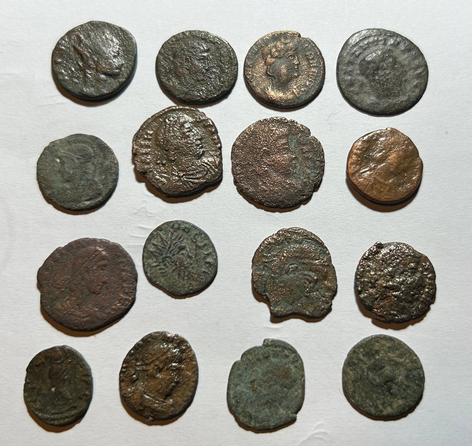 Munten uit het oude ROME, Ophalen, Munten