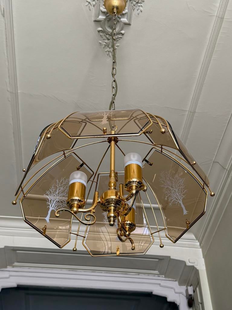Antieke hanglamp, Ophalen, Zo goed als nieuw