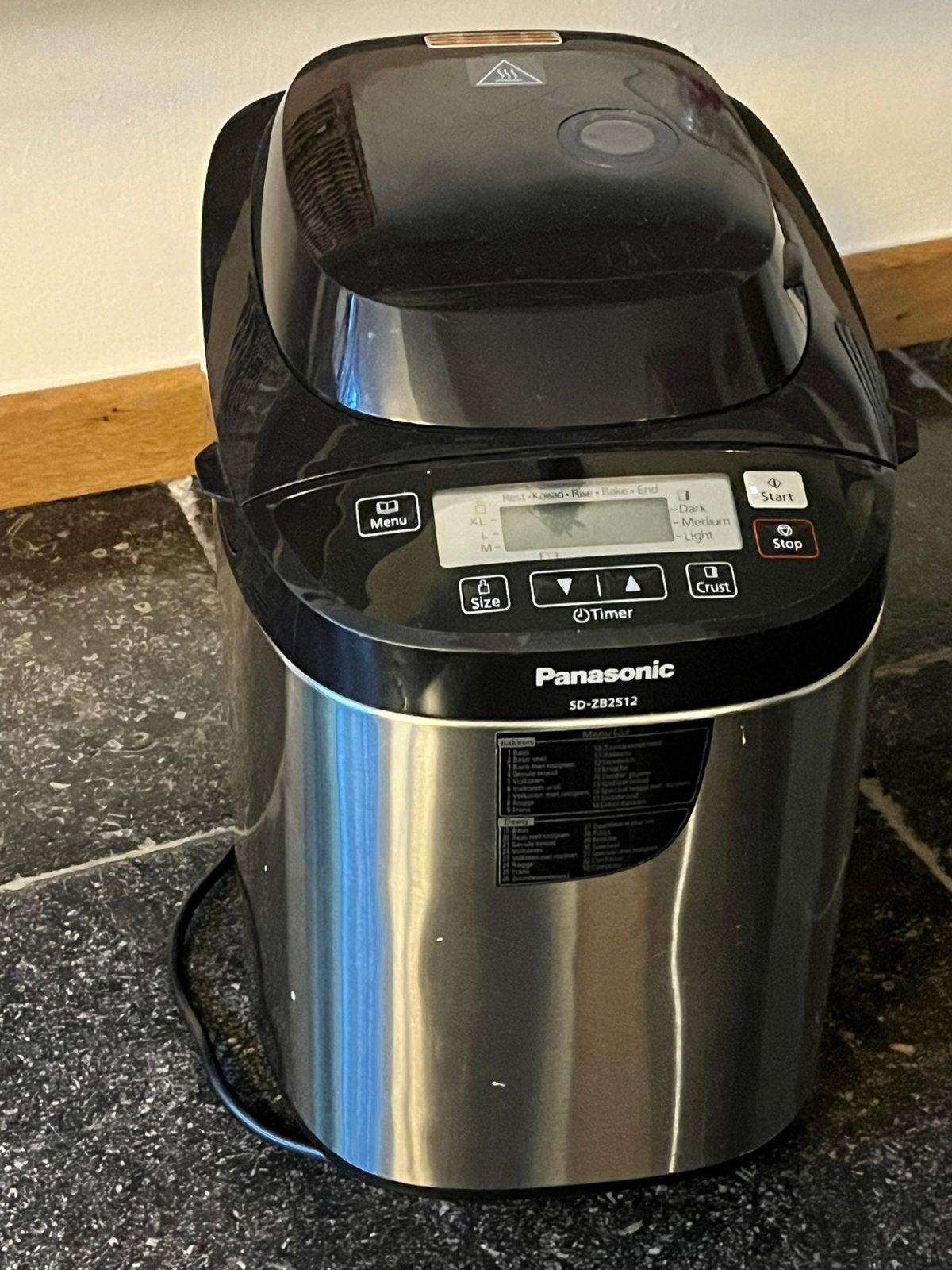 Broodbakmachine, Ophalen, Zo goed als nieuw