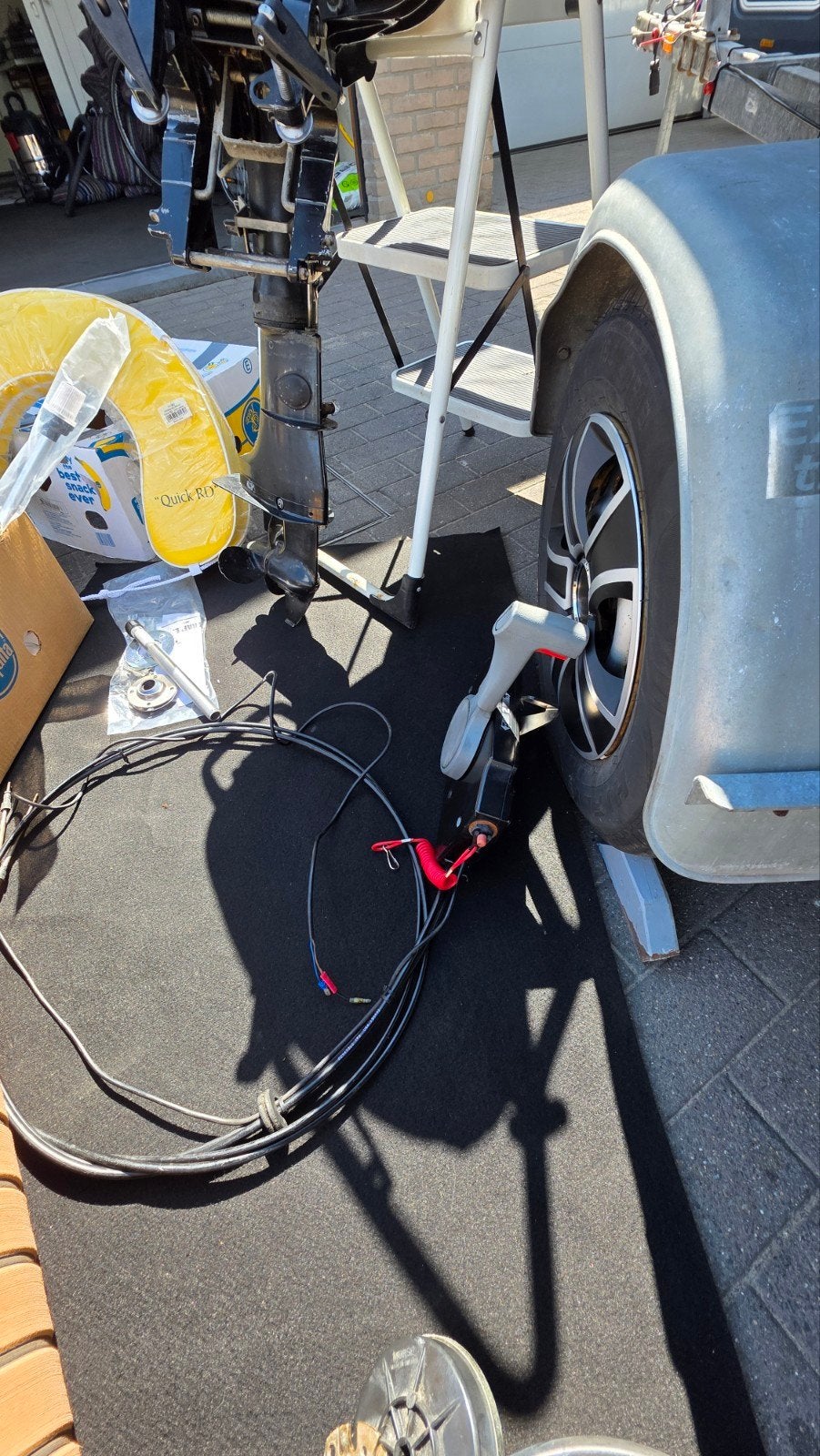 Suzuki DF6 4 takt+ allerlei andere onderdelen en accessoires, Watersport en Boten, Ophalen, Met afstandsbediening