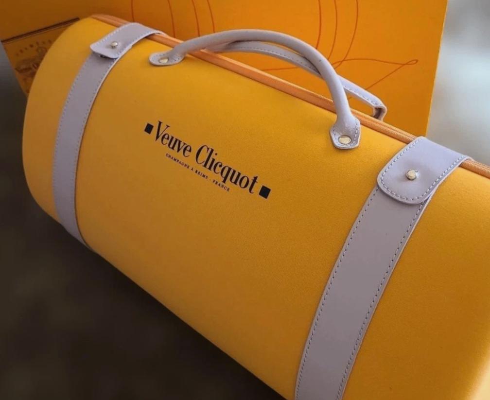 Veuve Clicquot Case Champagne Traveler Draagtas, Collections, Neuf, Enlèvement ou Envoi, Pleine, Champagne