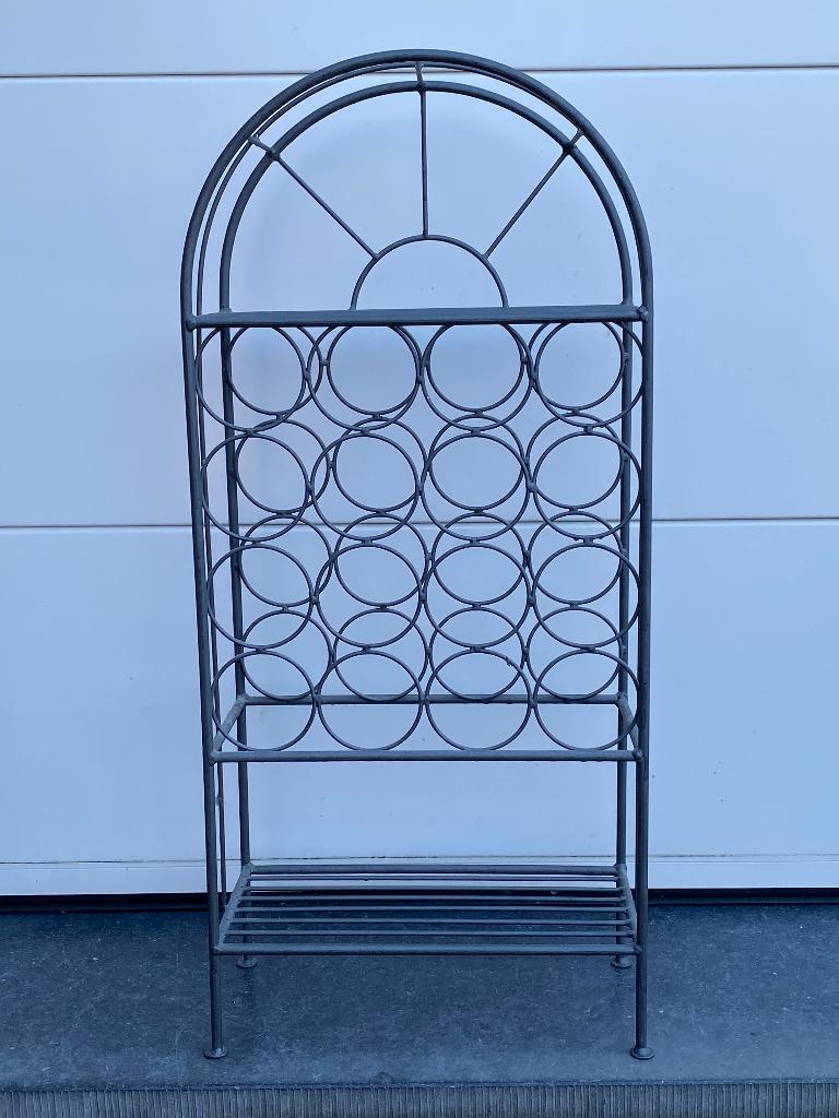 Elegant wijnrek, Huis en Inrichting, Woonaccessoires | Wijnrekken, Zo goed als nieuw, Metaal, 15 tot 25 flessen, Ophalen