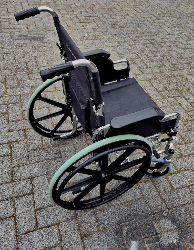 Rolstoel, Ophalen, Inklapbaar, Zo goed als nieuw, Duwrolstoel