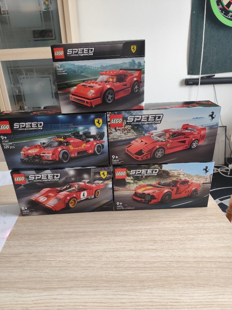 Lego Speed Champions FERRARI'S, Auto, 1:32 tot 1:50, Nieuw, Ophalen