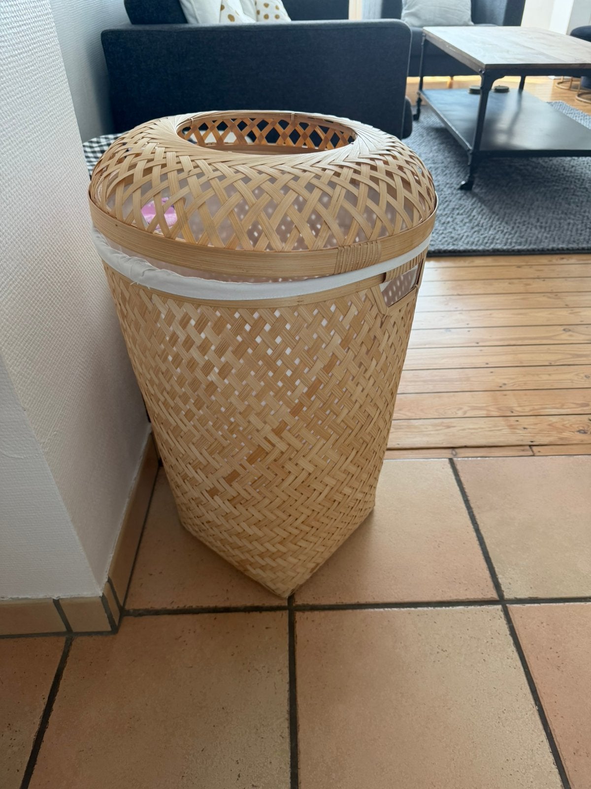 Panier a linge ikea 50L, Huis en Inrichting, Badkamer | Badtextiel en Accessoires, Ophalen, Zo goed als nieuw, IKEA