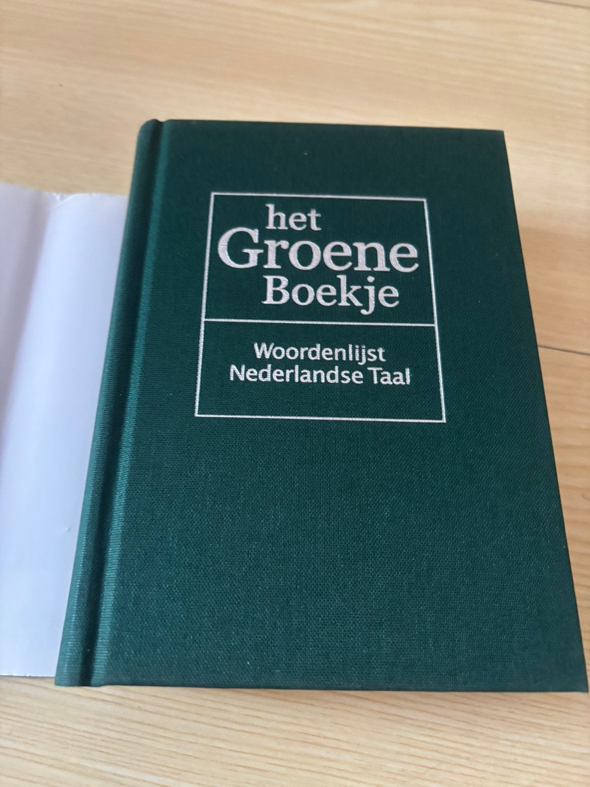 Het groene boekje , nederlandse taal ., Ophalen, Zo goed als nieuw
