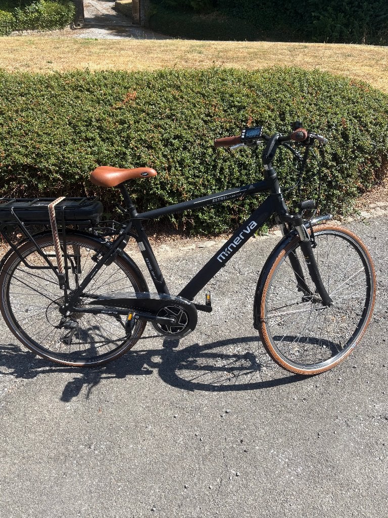 Vélo électrique Minerva Esterel confort -E-city bike, Velgrem, Zo goed als nieuw, 53 tot 57 cm, Ophalen