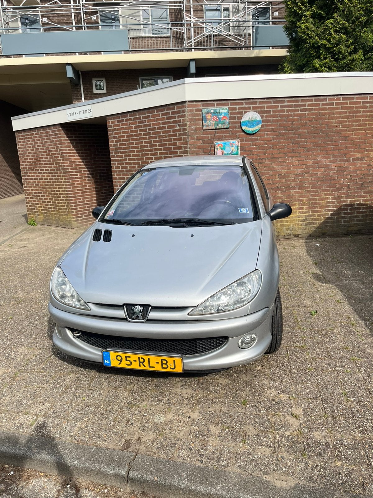 Peugeot 206 1.6 16V (2005) te koop / ruil mogelijk, Auto's, Peugeot, Zwart, Leder en Stof, Particulier, 2 deurs