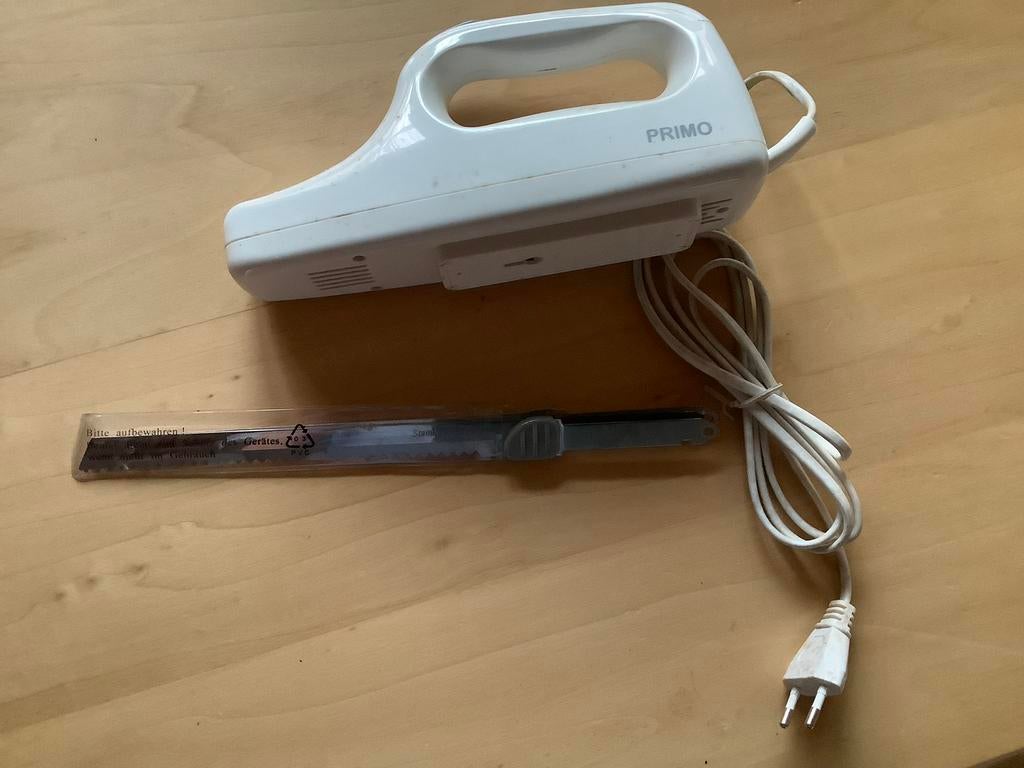 Elektrisch mes Primo, Ophalen, Gebruikt