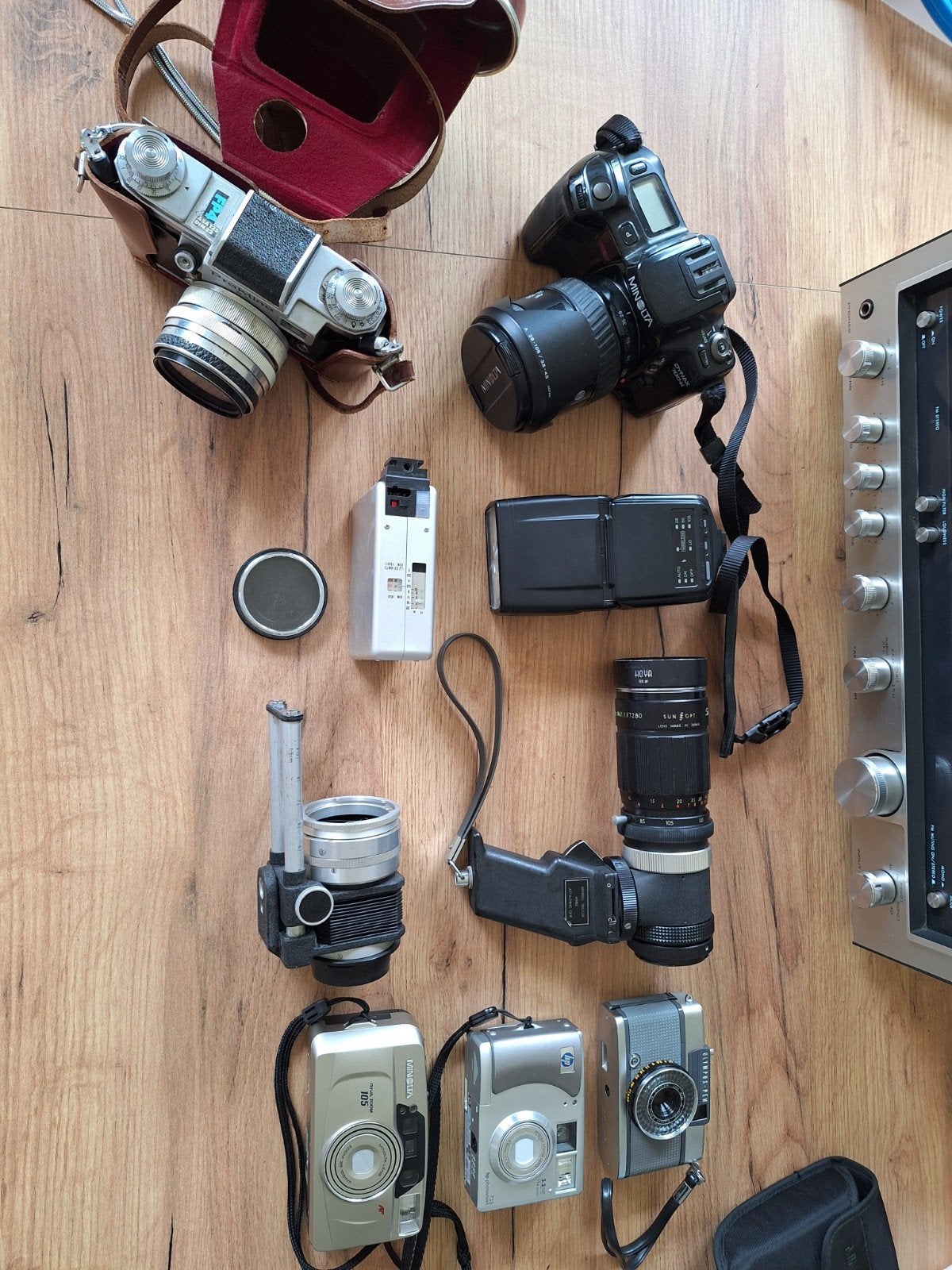 Verschillende foto toestellen, lens, andere Werkend!!, Ophalen, Minolta