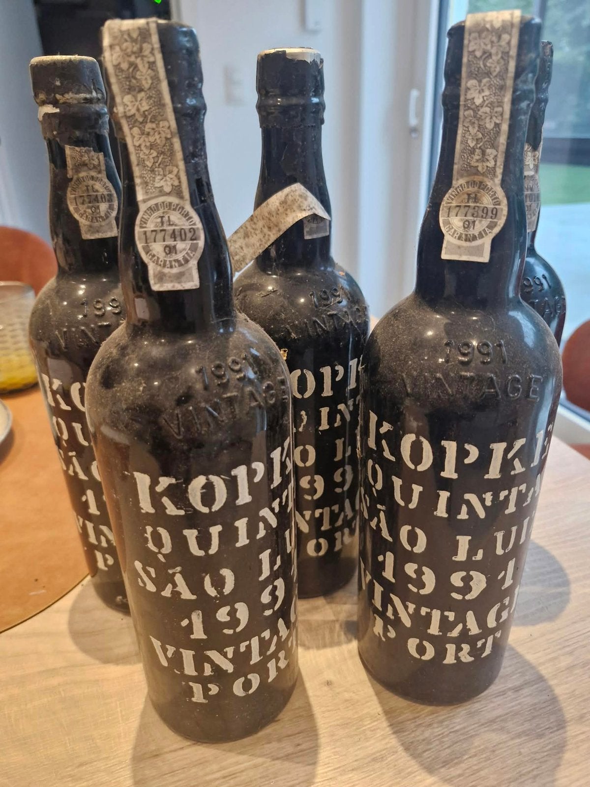 5 flessen Kopke Quinta Sao Luiz Vintage Port 1991, Verzamelen, Ophalen, Nieuw, Port