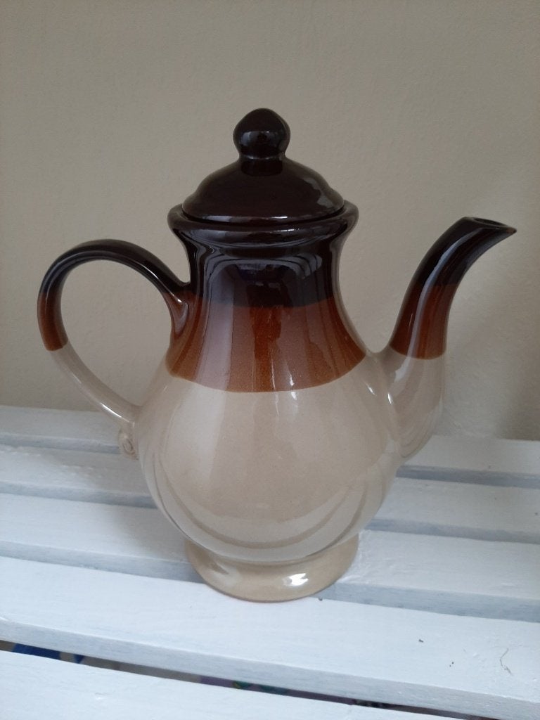 grote antieke koffiepot/theepot in keramiek, Antiek en Kunst, Ophalen