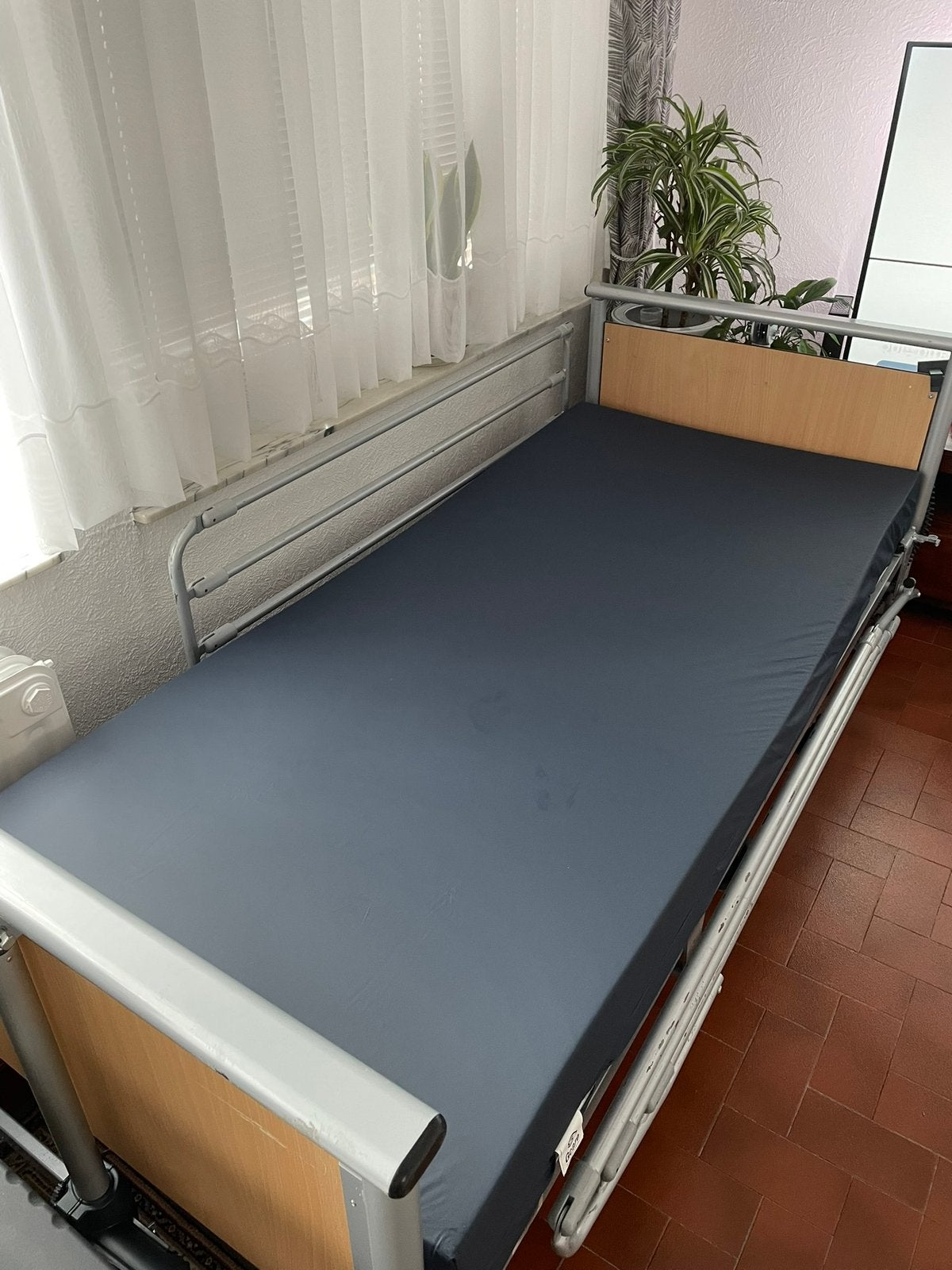 Matelas médical, 90 cm, Enlèvement, 200 cm, Bleu