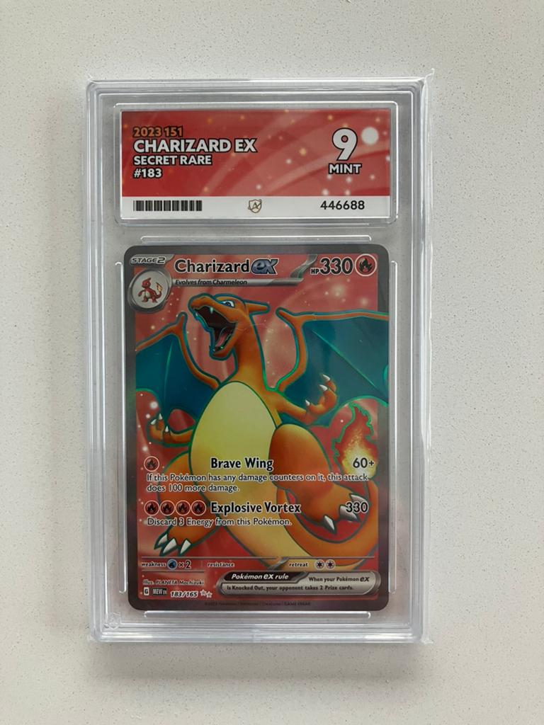 Charizard ex ( MEW 183) - ACE 9, Hobby en Vrije tijd, Verzamelkaartspellen | Pokémon, Ophalen of Verzenden, Nieuw