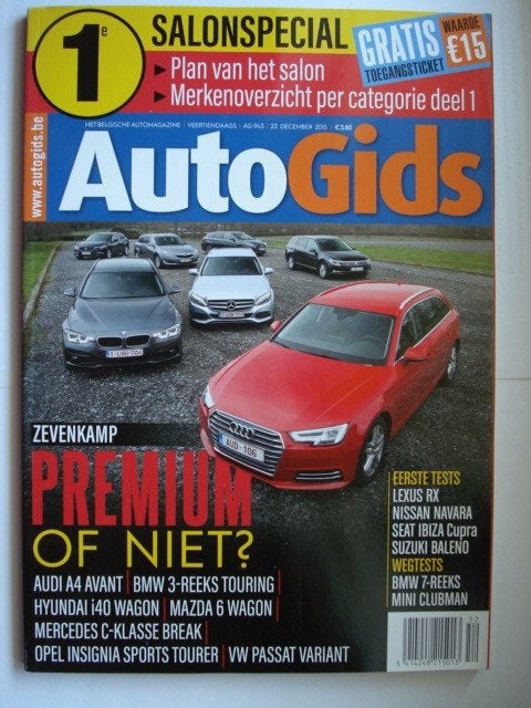 AutoGids 943 BMW 750i Mini Clubman Seat Ibiza Cupra Mazda 6, Envoi, Utilisé, Général