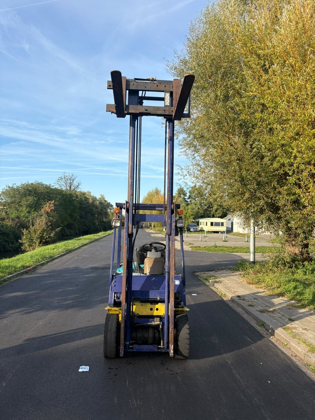 chariot élévateur Komatsu, Enlèvement
