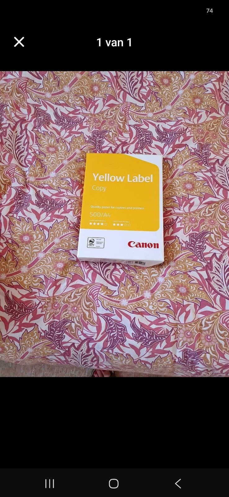printpapier nieuw niet gebruikt 3 euro, Ophalen