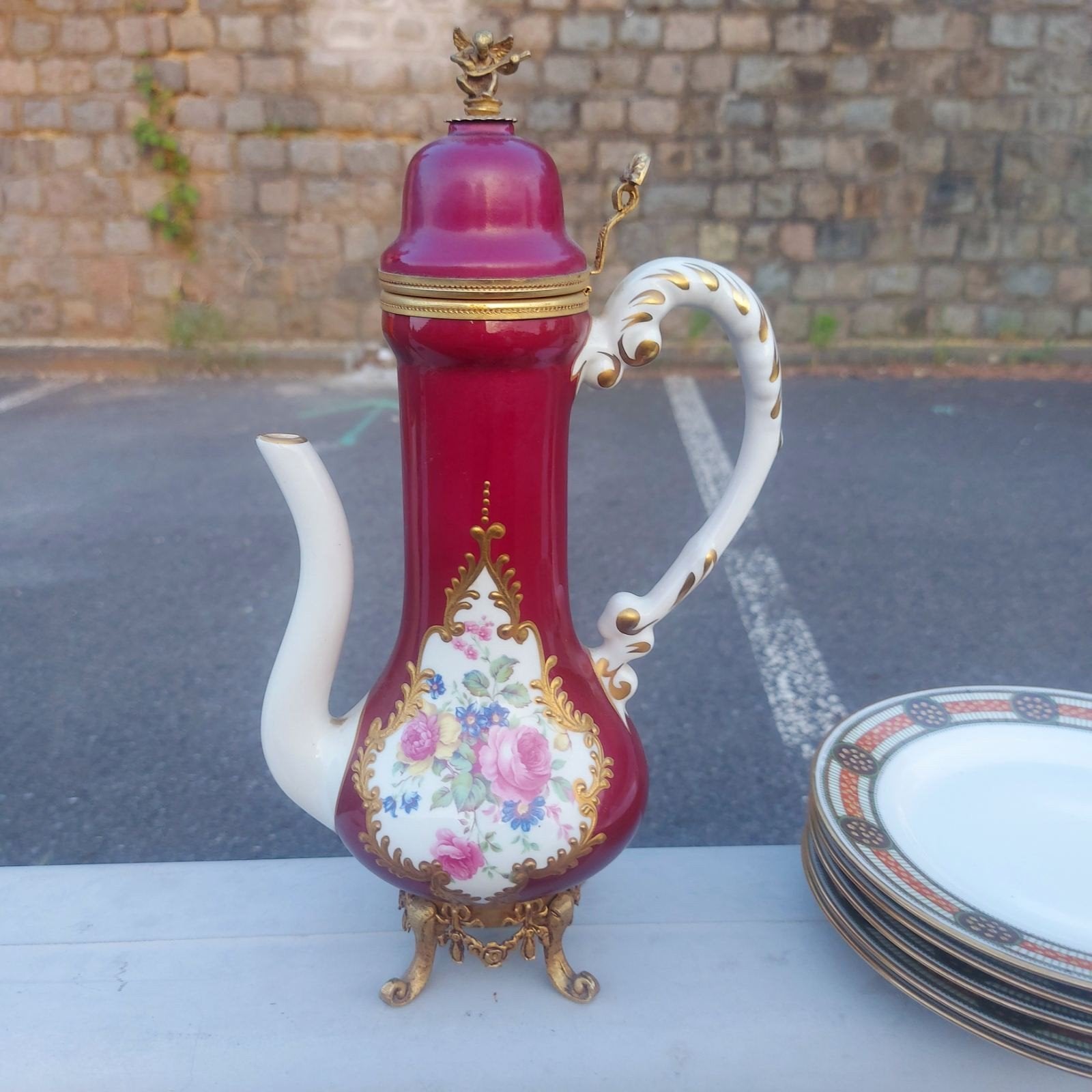 limoges vaas en zo......, Antiek en Kunst, Ophalen