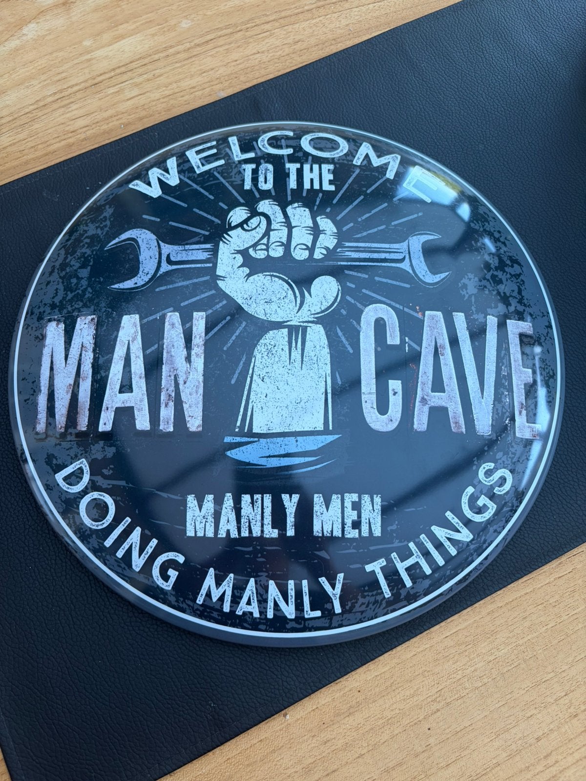 Mancave bord, Verzamelen, Merken en Reclamevoorwerpen, Ophalen, Zo goed als nieuw