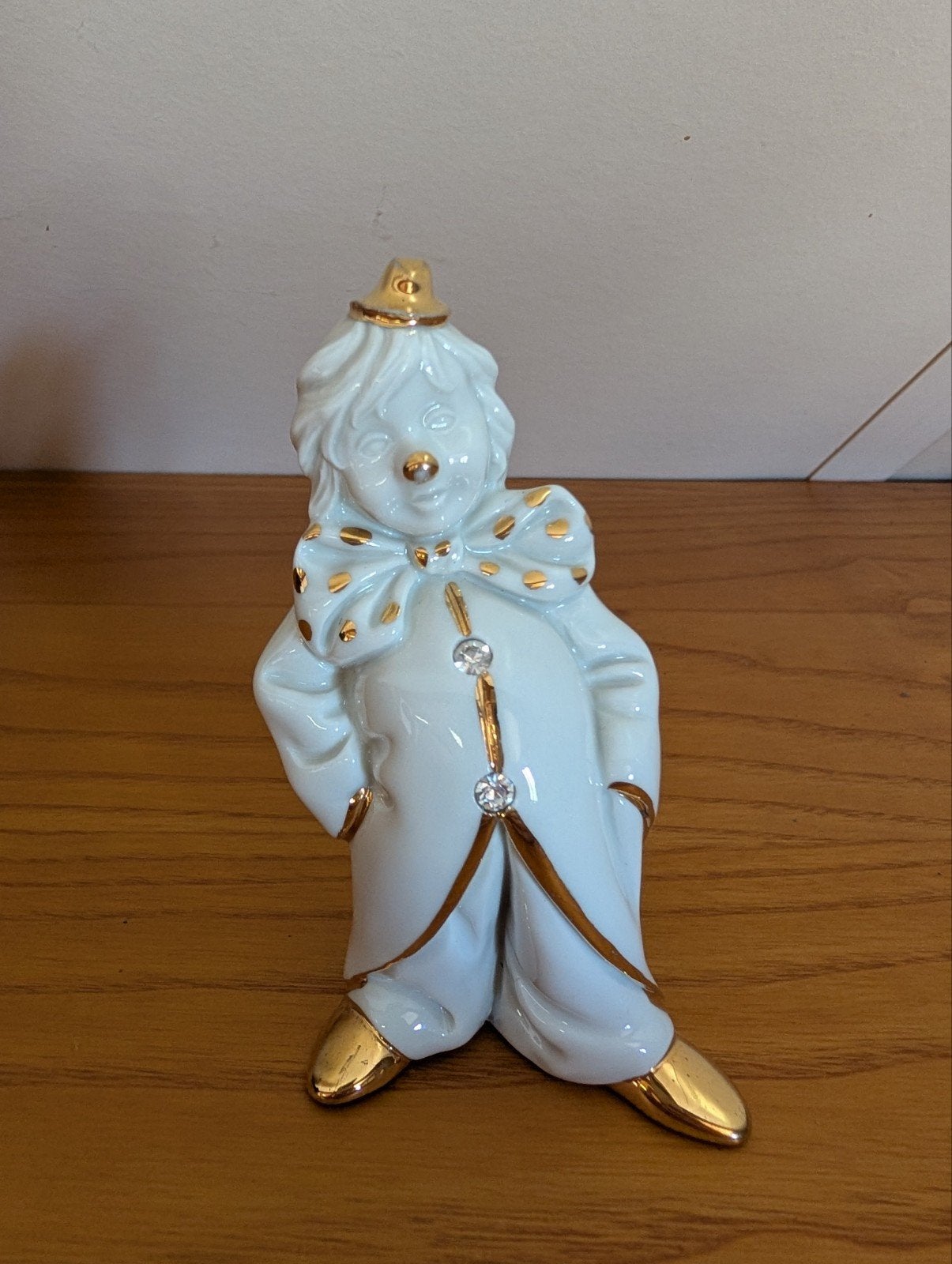 decoratie clowntje met Swarovski elements, Ophalen of Verzenden, Zo goed als nieuw, Figuurtje