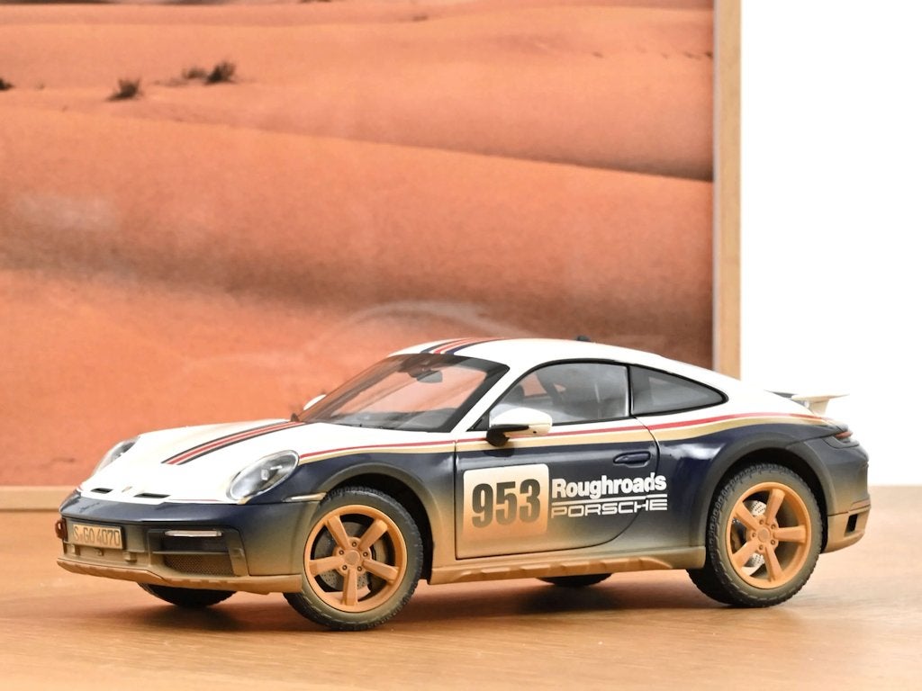 Porsche 911 992 Dakar Dirty 1:18 Norev limited edition 500st, Hobby & Loisirs créatifs, Voitures miniatures | 1:18, Enlèvement ou Envoi