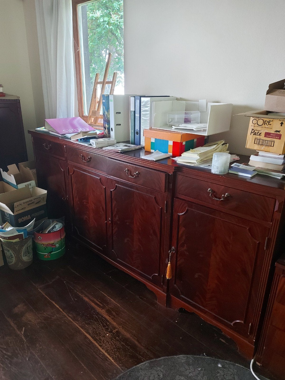 Buffet dressoir en acajou à donner, Enlèvement