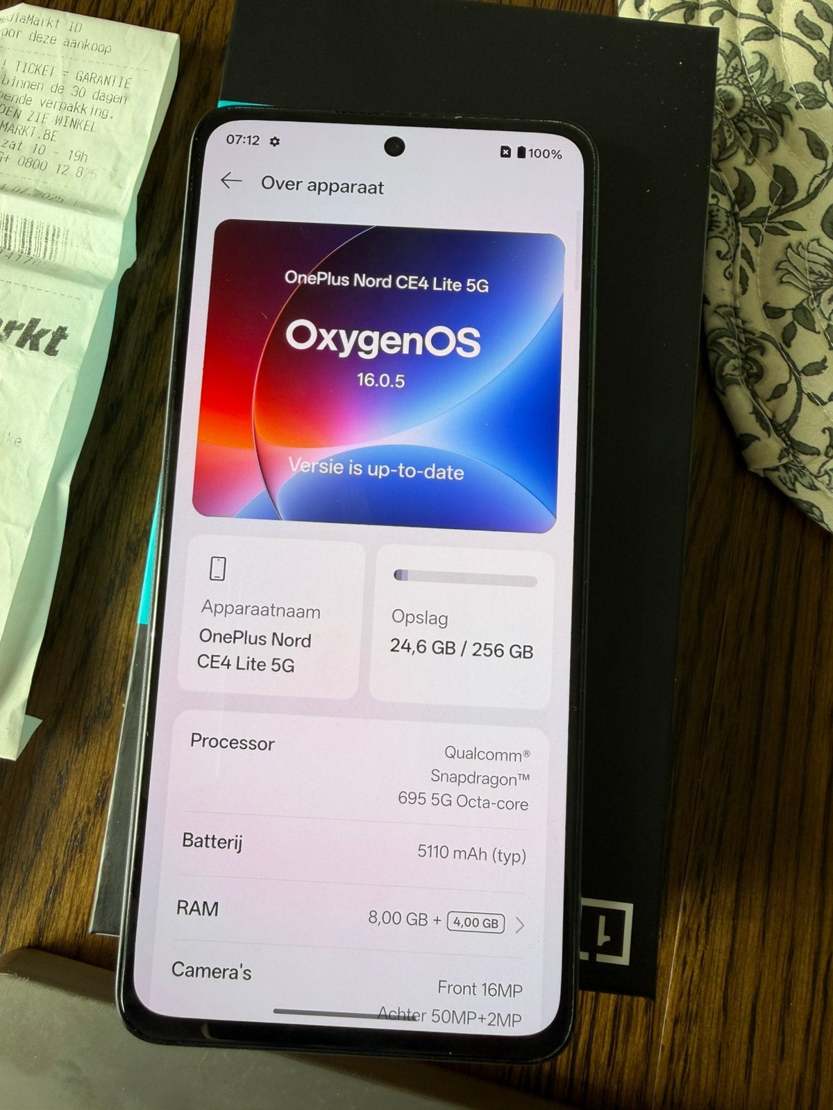 Oneplus ce4 lite 5g, Telecommunicatie, Ophalen, Zo goed als nieuw
