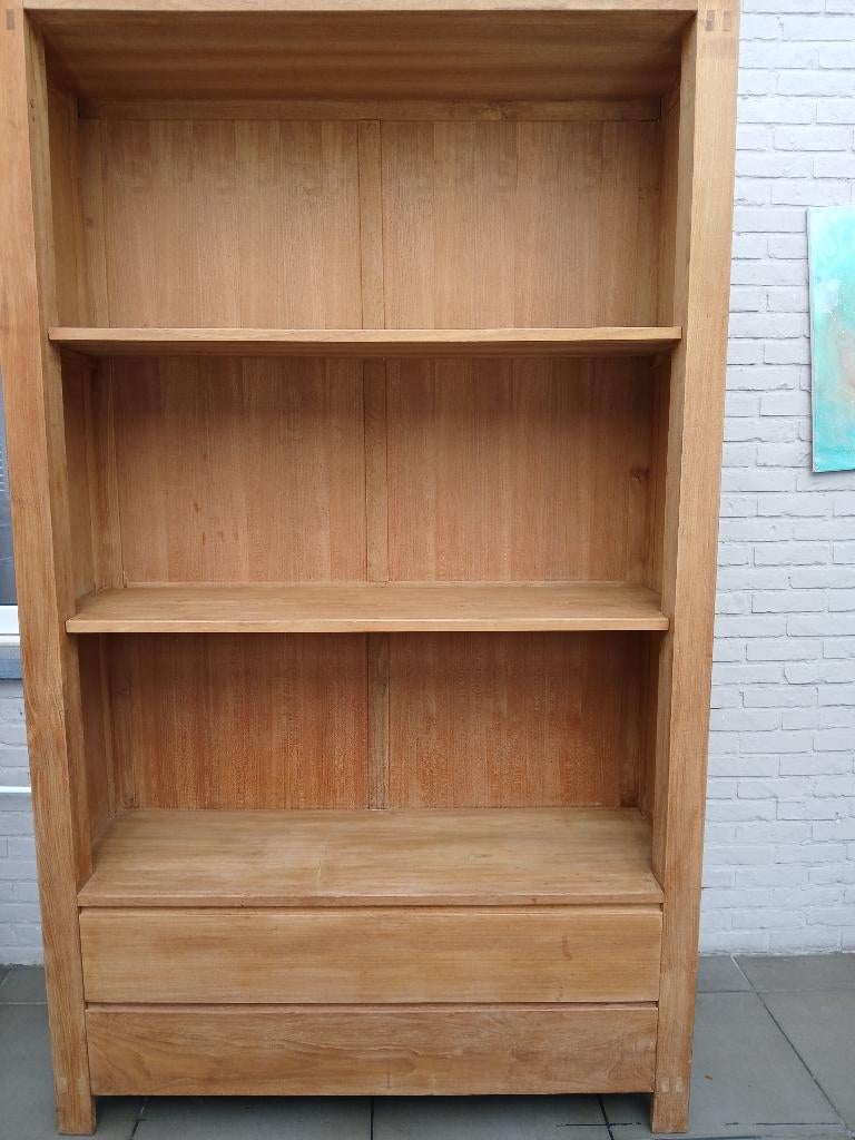 Boekenkast teak, Teck, 25 à 50 cm, 100 à 150 cm, Enlèvement