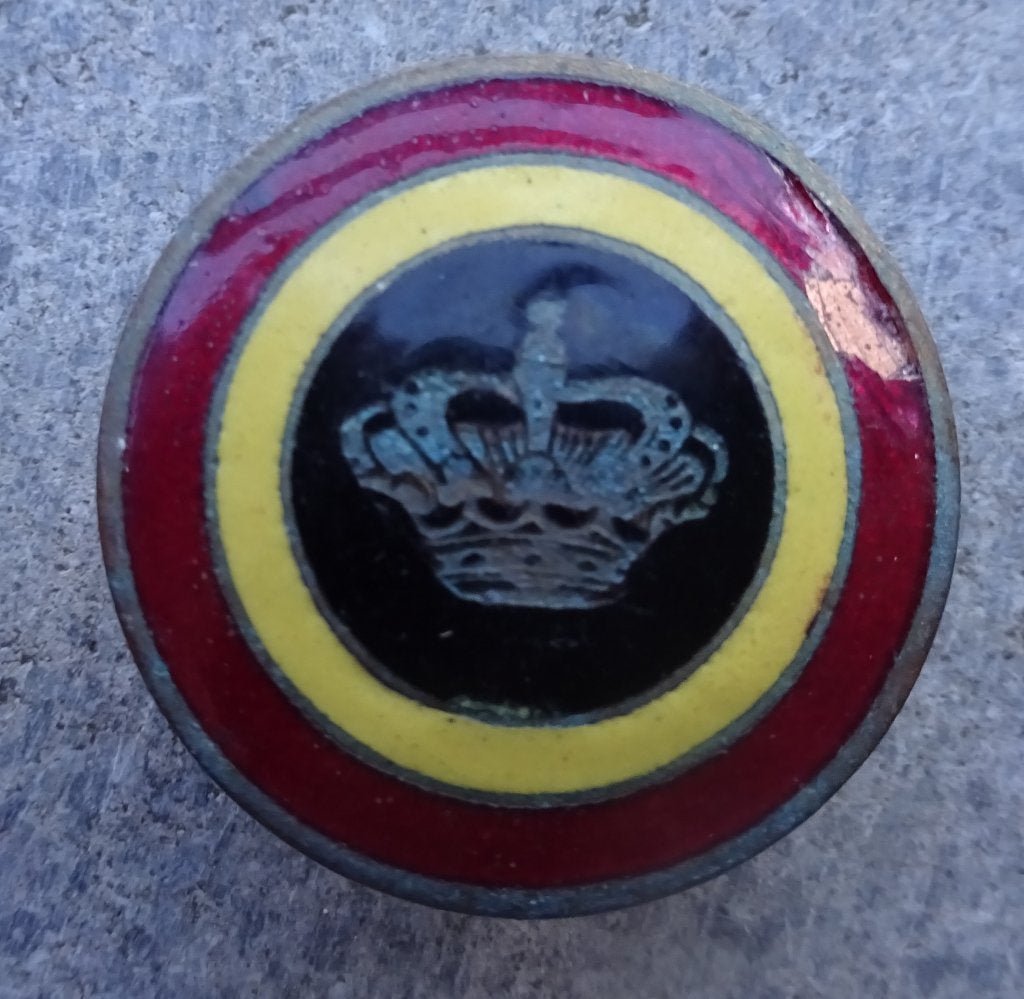 INSIGNE DES AGENTS BELGES DES SERVICES DU RENSEIGNEMENT WW1, Envoi, Armée de terre, Emblème ou Badge
