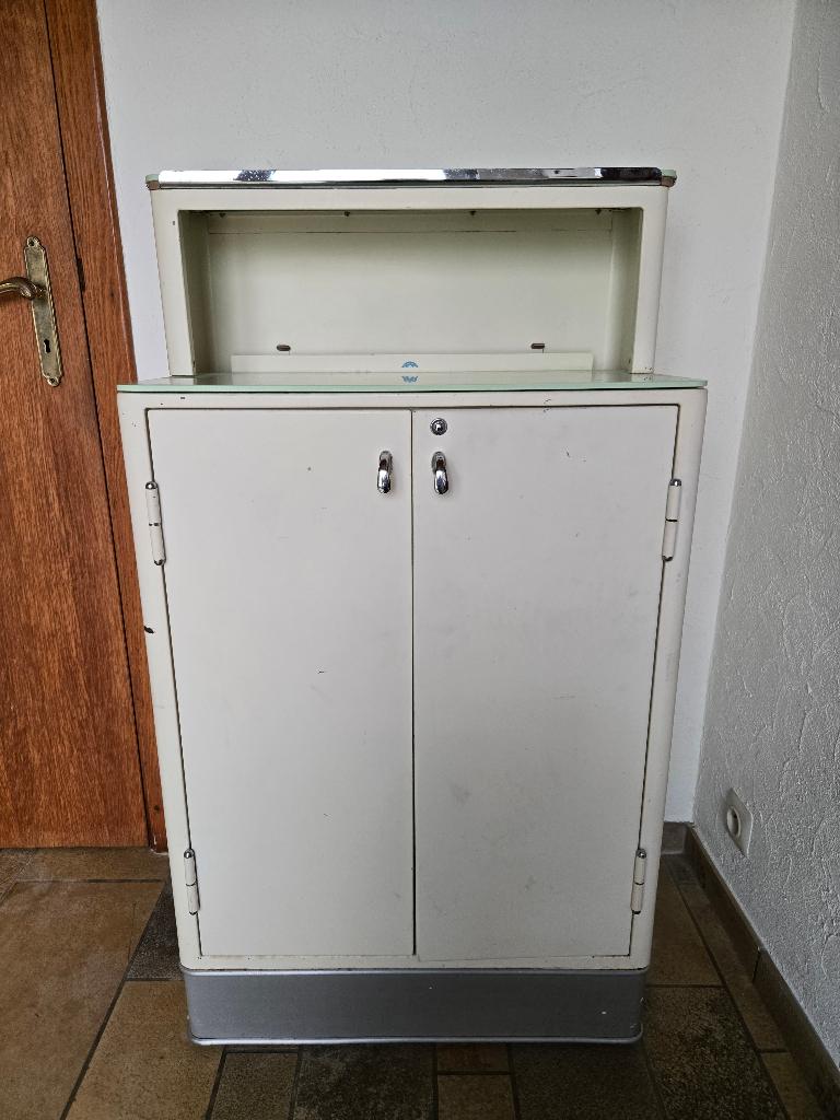 vintage metalen dokters kast ziekenhuis, Enlèvement