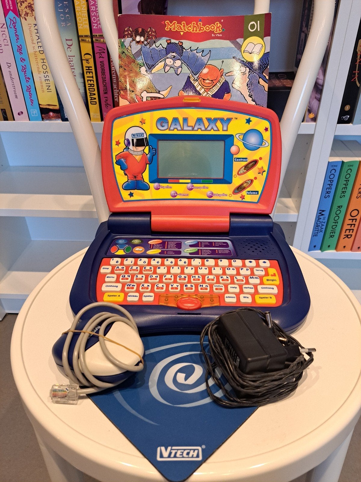 Kinderlaptop ruimtethema VTech, Games en Spelcomputers, Ophalen, Overige merken, Zo goed als nieuw
