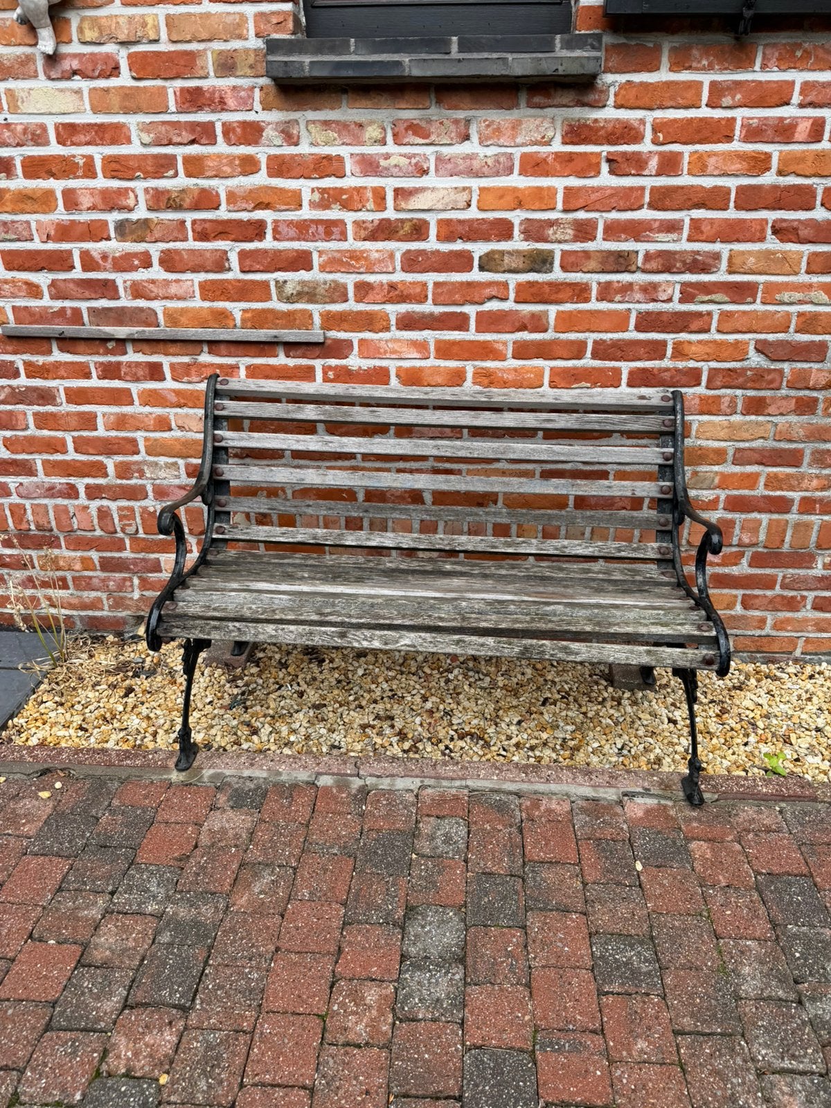 Tuinbank, Ophalen, Zo goed als nieuw, Hout