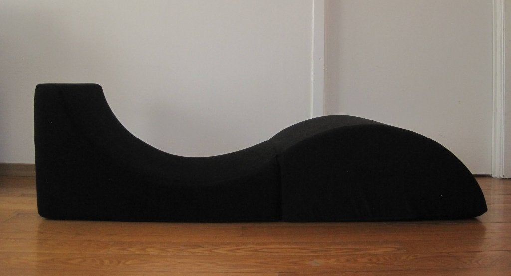 Chaise de sol pliable, Maison & Meubles, Design, strak, tijdloos, dynamisch, Enlèvement, Tissus, 125 à 150 cm