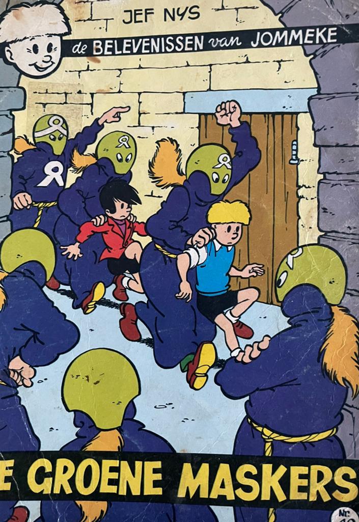 De Groene Maskers, het 49ste avontuur van JOMMEKE, Boeken, Stripverhalen, Ophalen of Verzenden, Gelezen